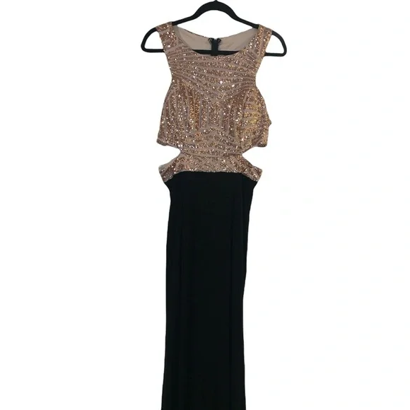 strapless open back dress Formal Dress Long A-Line Gown By Lenovia 8337